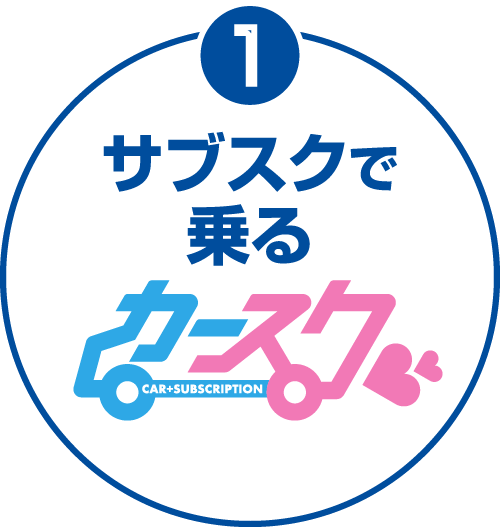 1 サブスクで乗る カースク